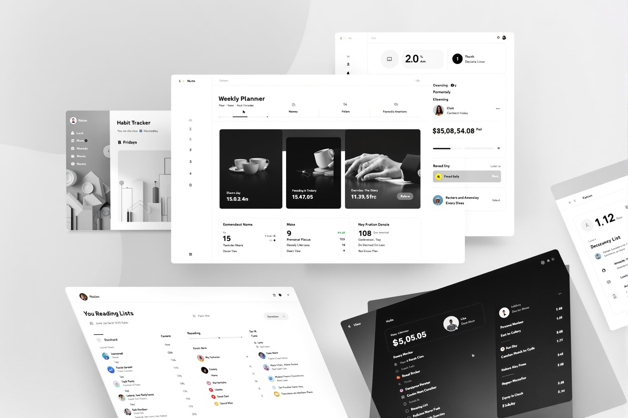 Minimal Dashboard Collection