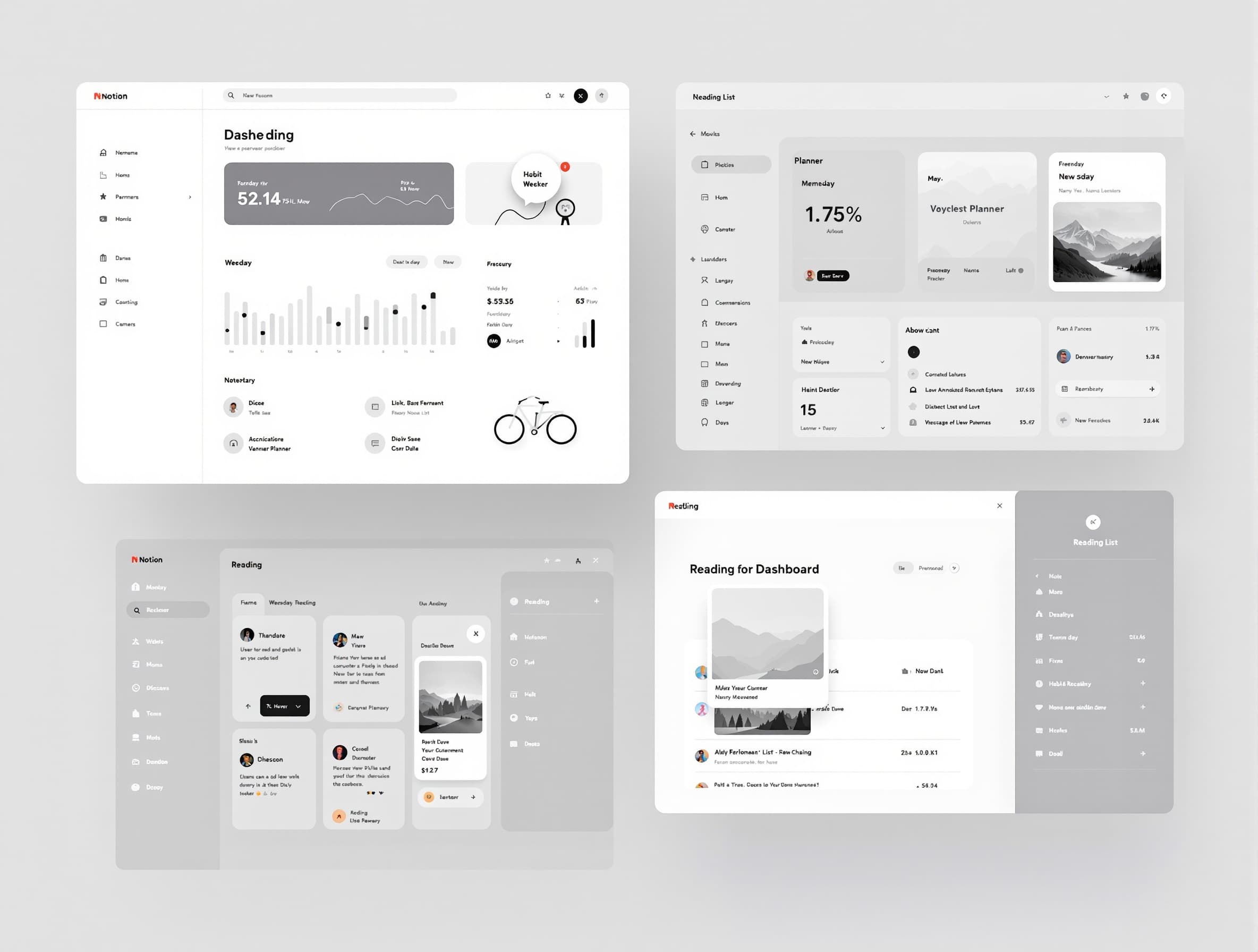 Minimal Dashboard Collection