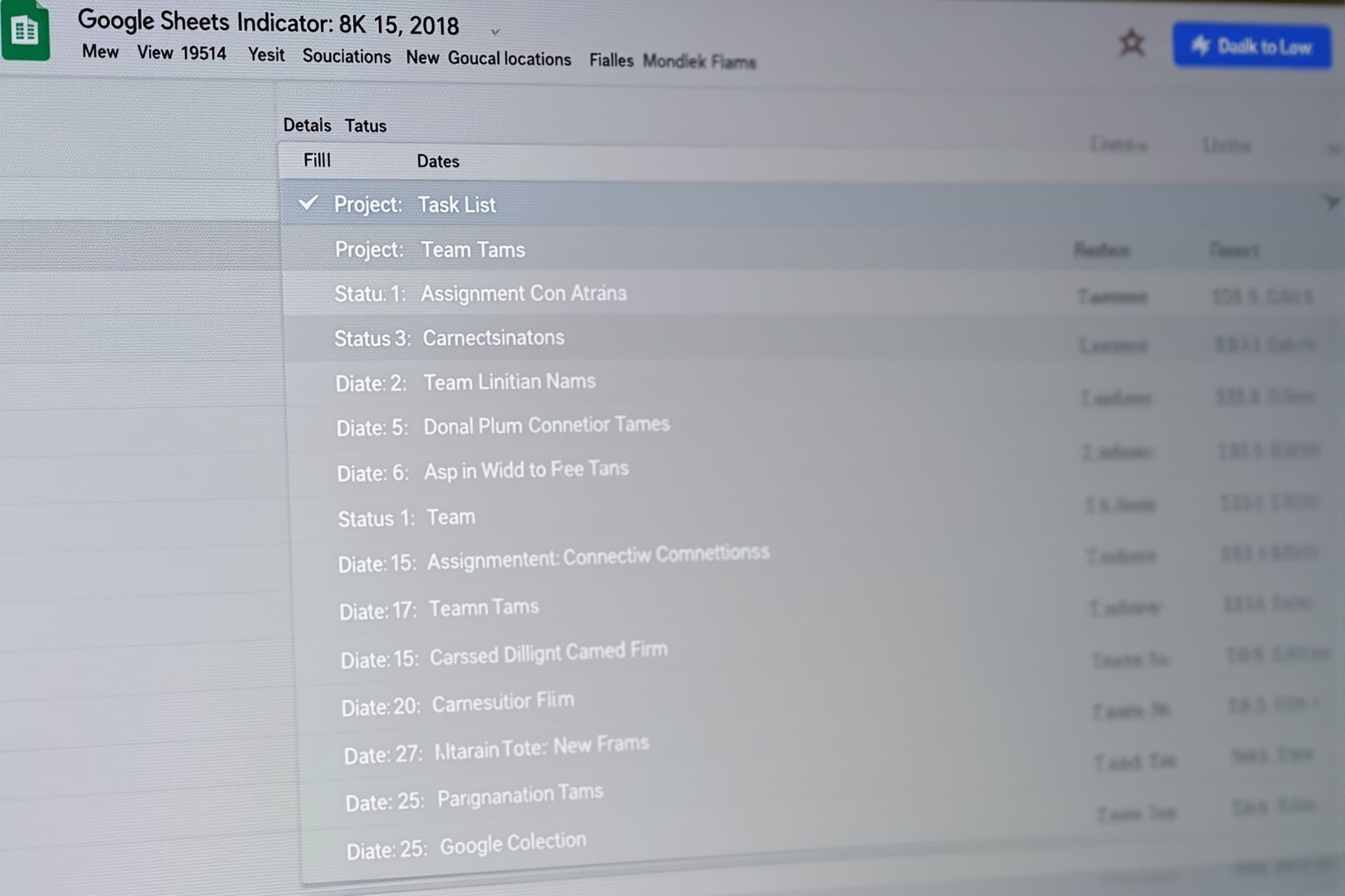 Project Tracker screenshot 1
