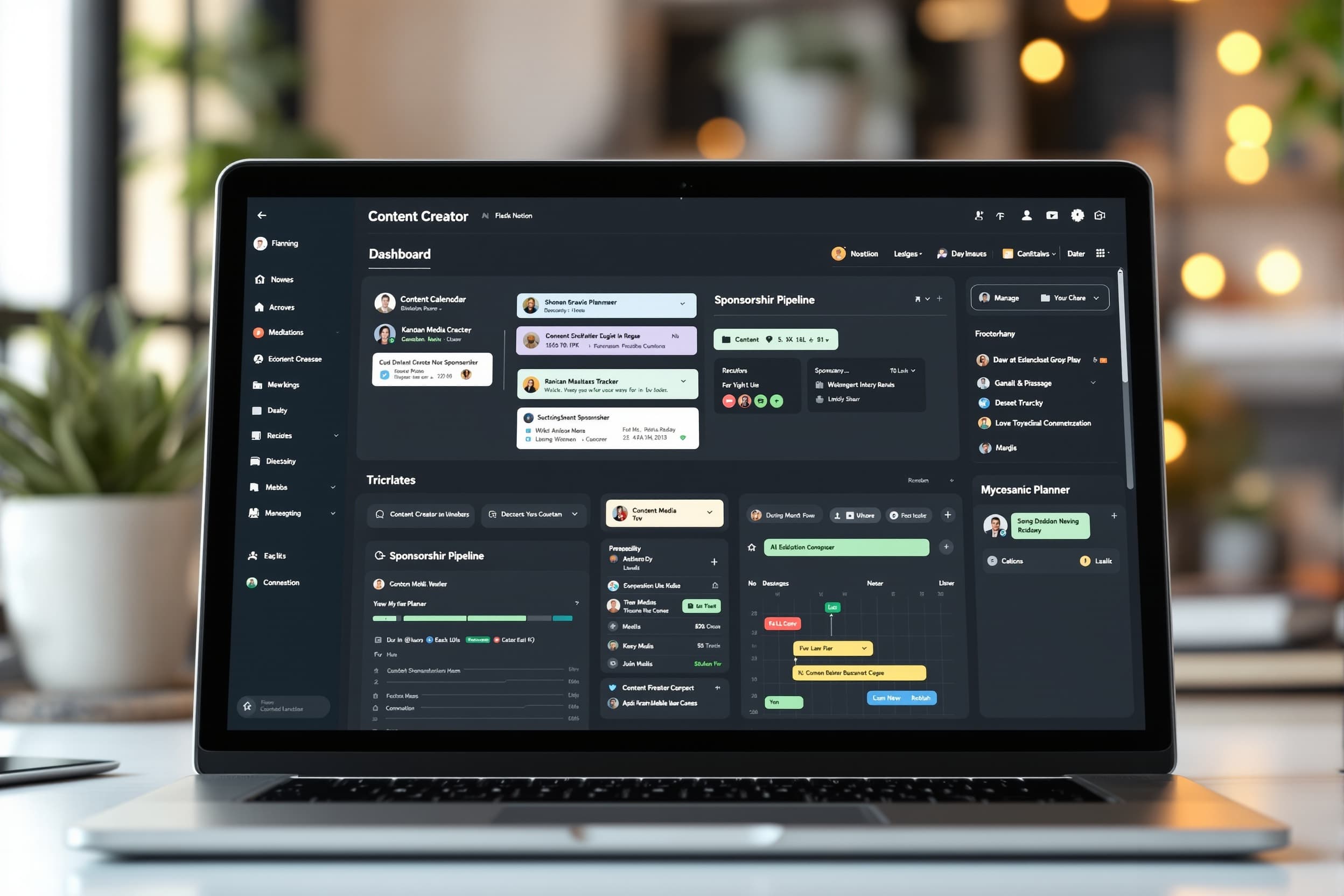 Creator Pro Workspace + AI Prompt Master Pack Bundle screenshot 1