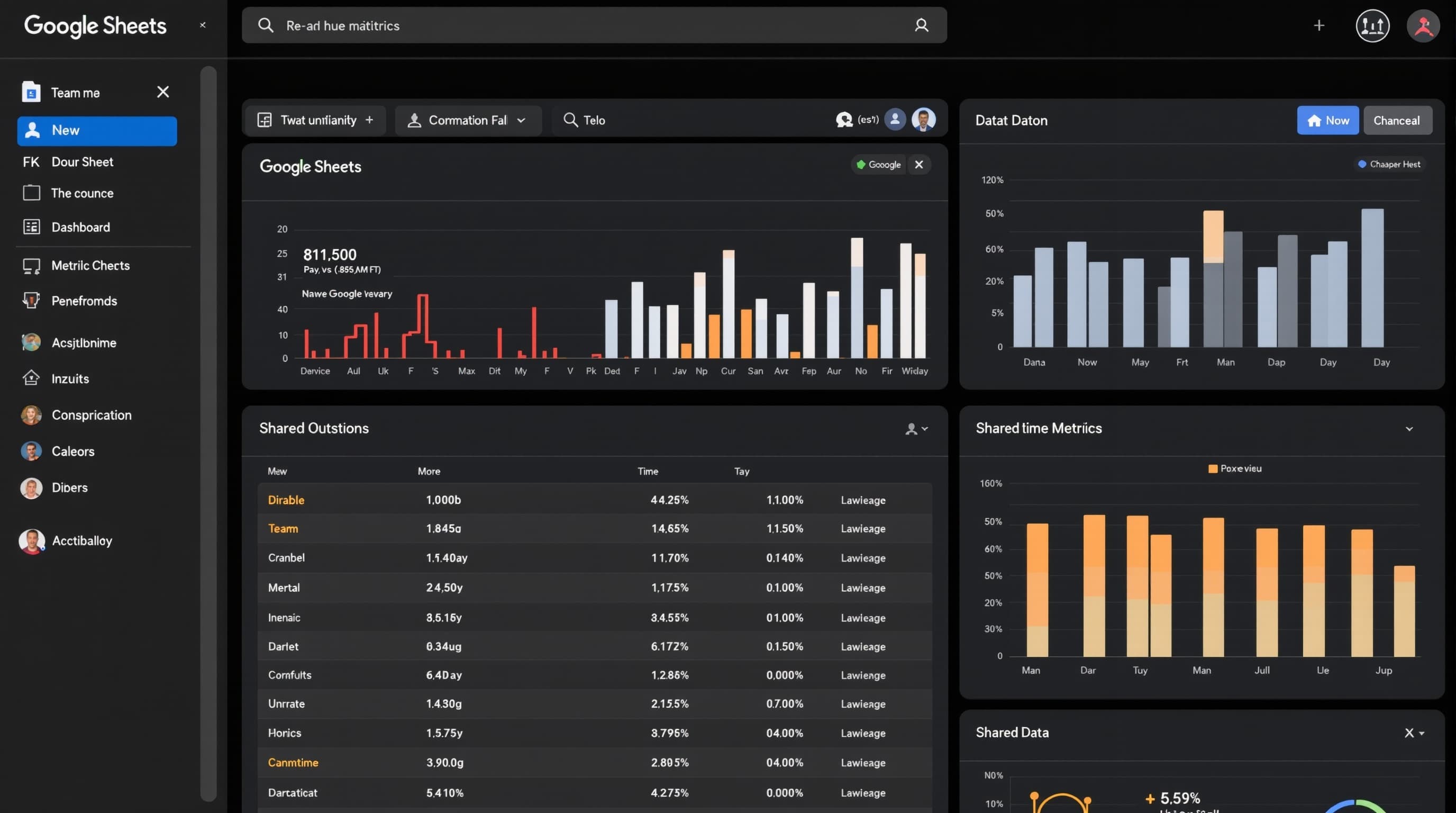 Team Dashboard