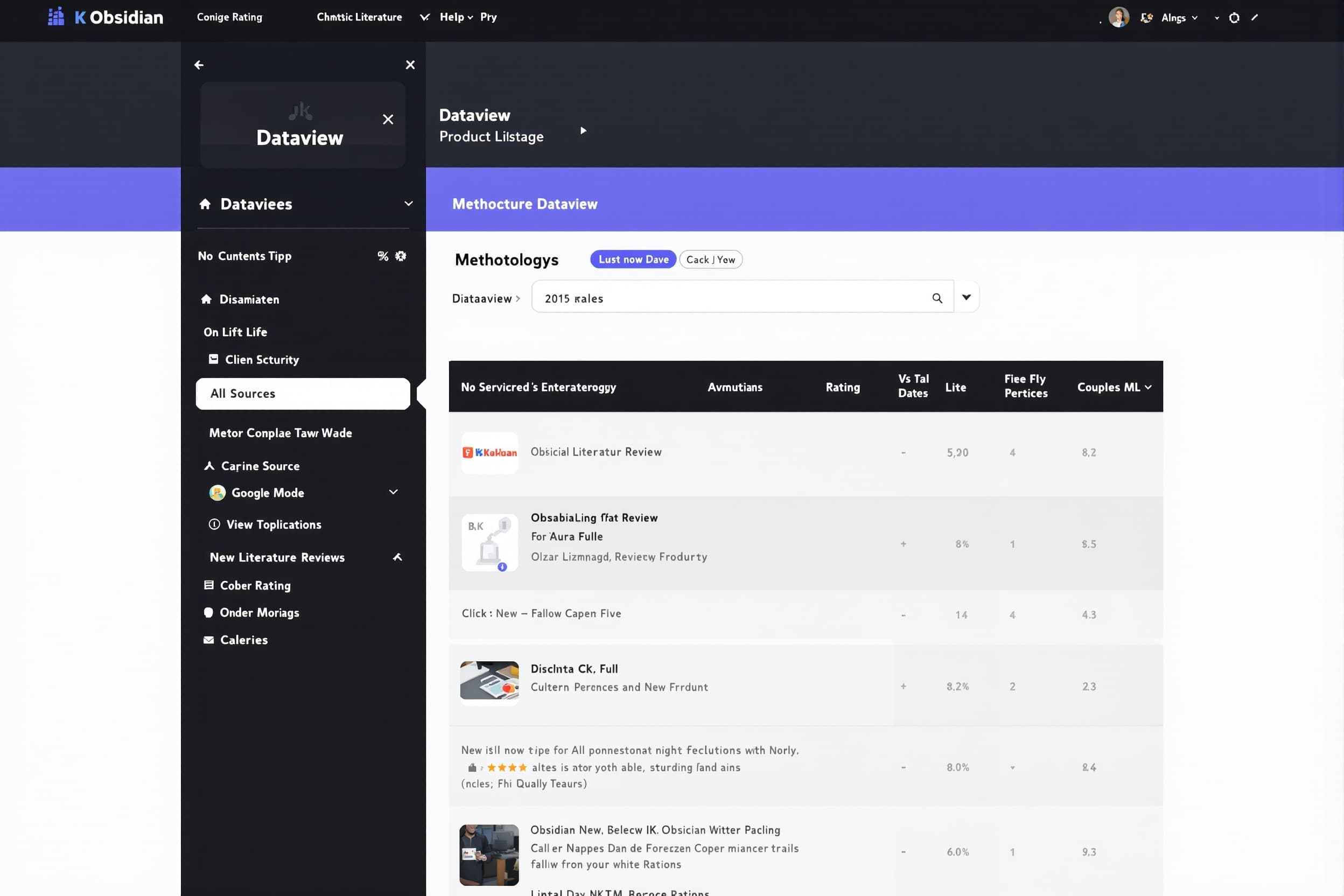 Research Hub screenshot 1